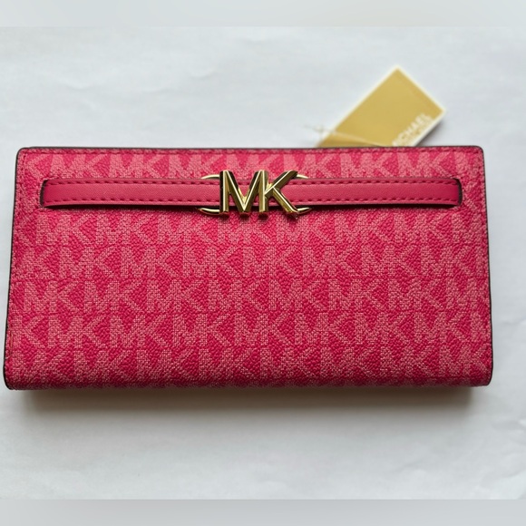 MICHAEL KORS_Reed Large Leather Snap Flat Wallet - Picture 1 of 9
